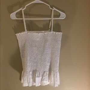 Anthropologie white tank top